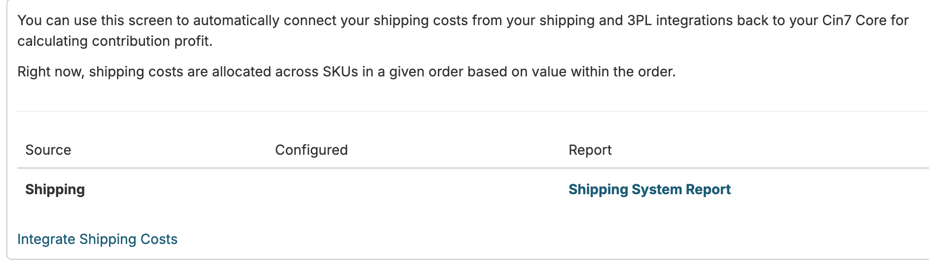 Shipping Cost